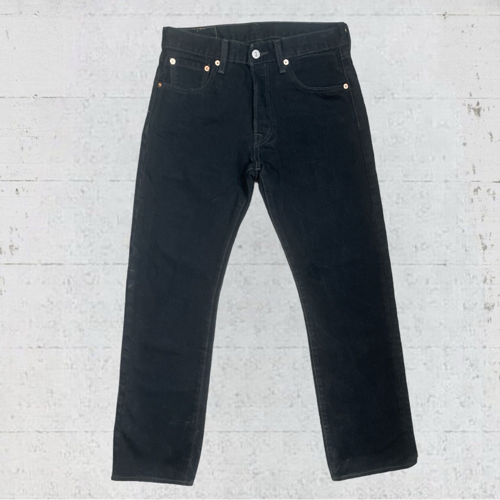 Levi’s Men’s 501 Black Button Fly Jeans Size 30 X 30